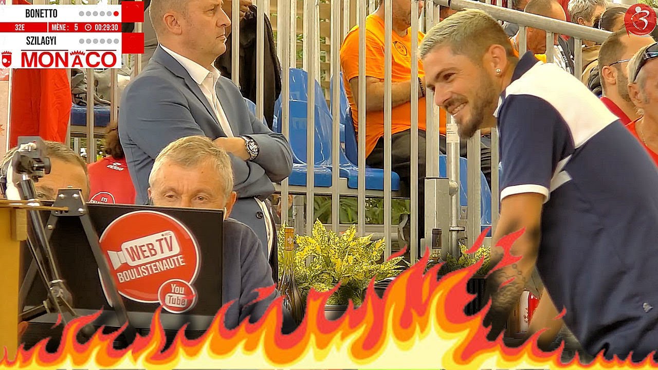 Miniature : 30 minutes de feu, 👍 32e Bonetto vs Szilagyi : International à pétanque de Monaco 2022