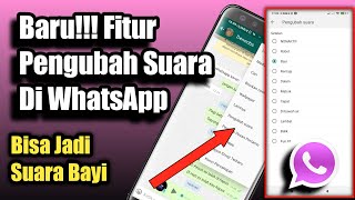 Fitur Terbaru WhatsApp Bisa Rubah Suara Jadi Bayi