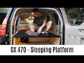 Lexus GX470 sleeping platform