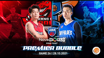 Trận đấu Thang Long Warriors vs Hanoi Buffaloes | VBA Premier Bubble Games | Game 26
