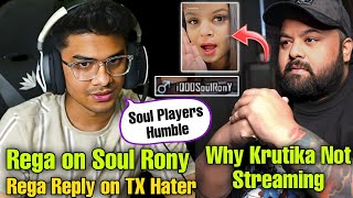 Rega on Soul Rony & Reply TX Hater 😡 Goldy Bhai Reply on Why Krutika Not Streaming 🧿