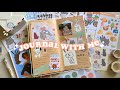 a relaxing journal with me 🌷 cute and aesthetic // real time asmr with music