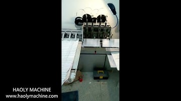 HL DQB404 02 Semi Automatic saddle stitching book binding machine