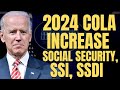 Social Security Beneficiaries CRUSHED By Bidenomics | 2024 COLA Increase For Retirees, SSI, SSDI