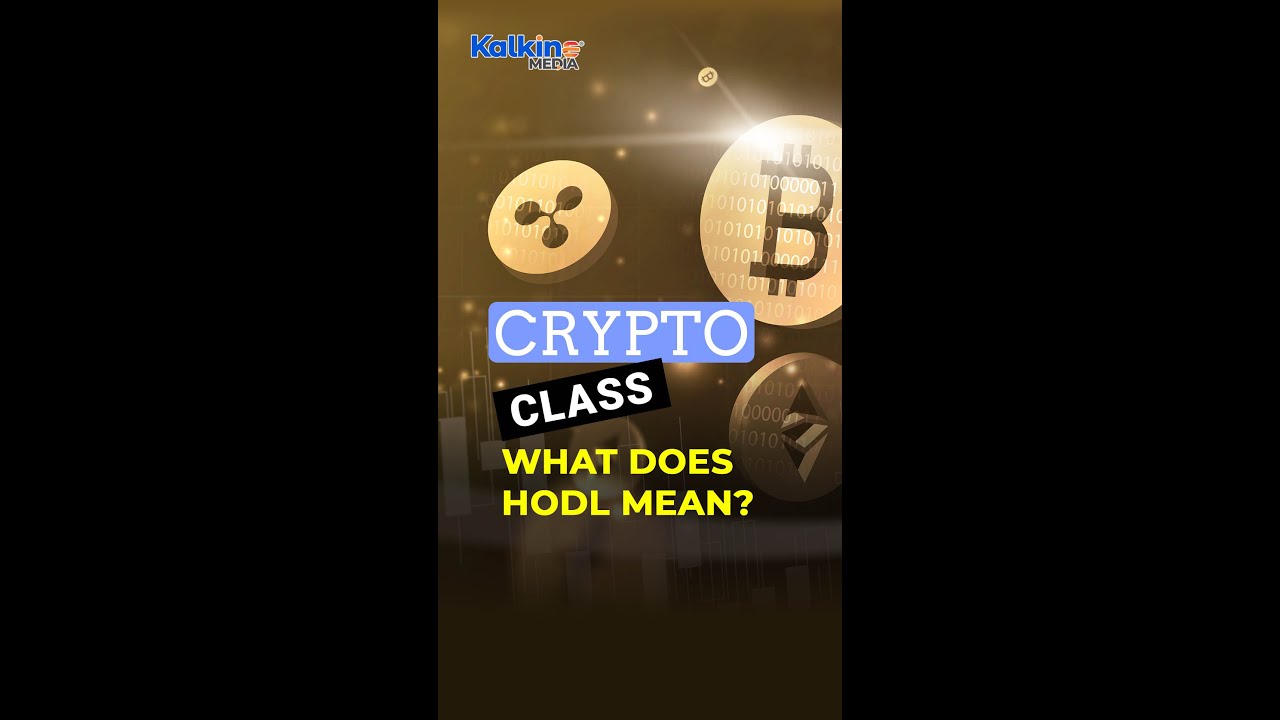 What Does HODL Mean? - YouTube