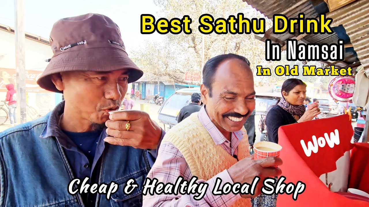 Why This Sathu Shop in Namsai Is So Popular 🤯 | Cheap & Healthy Shop #sathu#drink #namsai #delicious