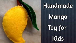 Felt Sheet Mango Felt Sheet Stuffed Mango Diy Felt Fruit For Kids Felt Sheet Craft Ideas Youtube