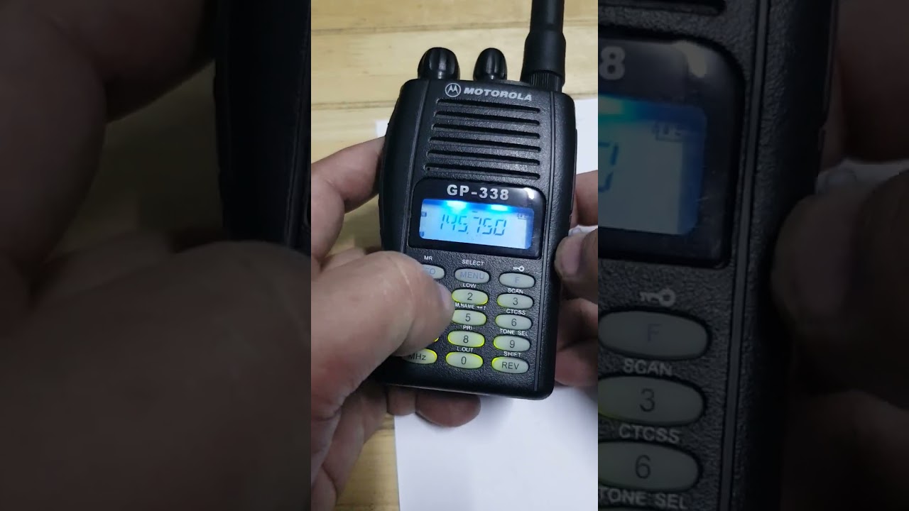 วิธีตั้งค่ารีพีทเตอร์ Motorola gp338 รุ่นเก่า