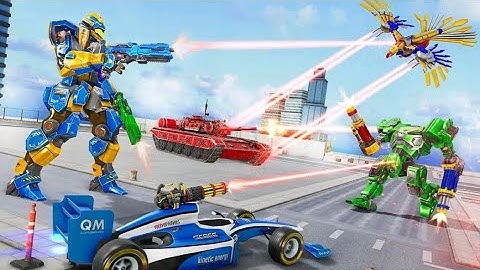 Robot Car Game 2021 – Robot Dinosaur Games - Android Gameplay FHD