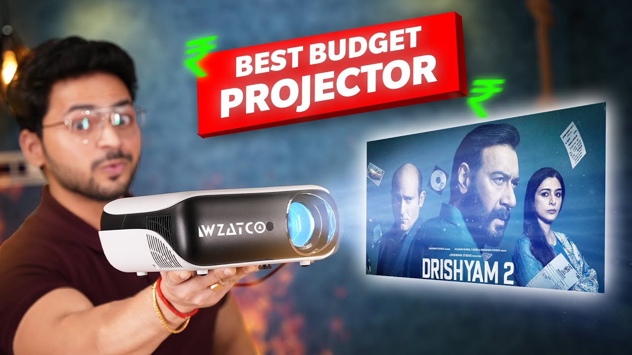 Best Projector Under Rs 10,000/ 🔥 Wzatco Yuva Full HD Projector 200 Inch Projector 🚀 YouTube
