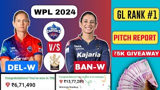 DEL-W vs BAN-W Dream11 Analysis | DEL-W vs BAN-W DREAM11 Final Team | WPL 2024 FINAL