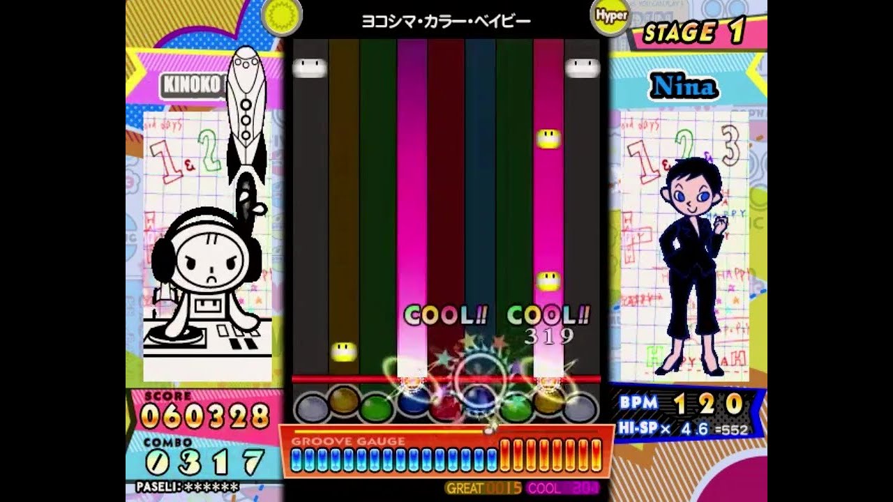 Pop N Music 9 フィリーソウル ヨコシマ カラー ベイビー Hyper Full Combo S Youtube