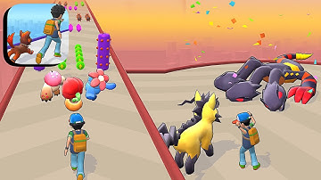 Pocket Monsters Rush ​- All Levels Gameplay Android,ios (Levels 4-6)