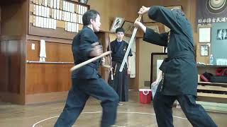 昭霊流空手　屯破（トンファー）打ち込み Shourei-ryu karate tonfa