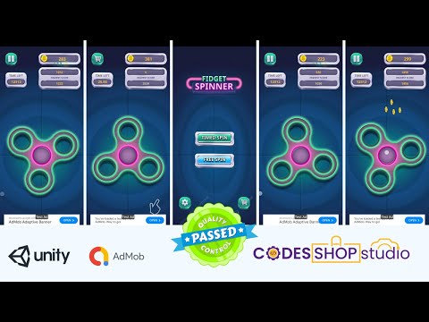 Fidget Spinner | Complete Unity Project | Spinner |