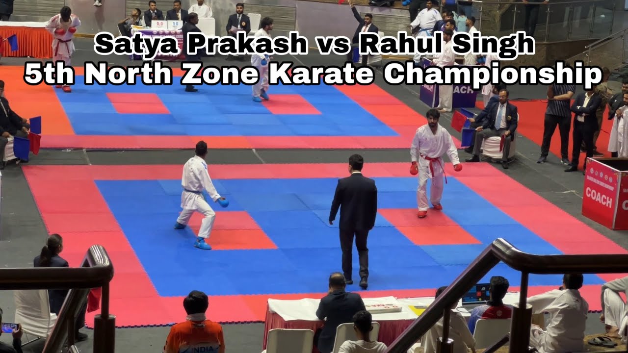 Satya Prakash vs Rahul Singh -60kg || 5th North Zone Karate Championship || XYZ KARATE || 