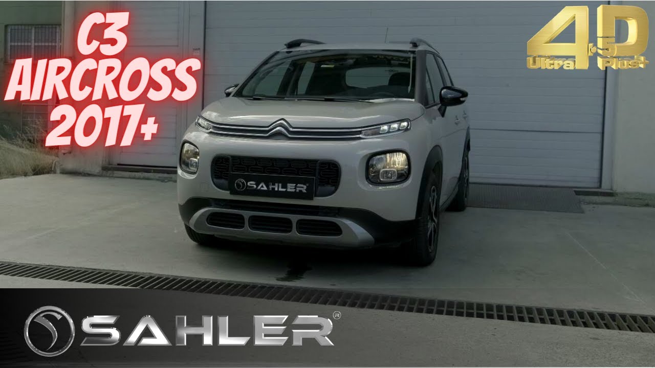 Sahler Citroen C3 Aircross 2017+ Araca Özel Havuzlu 4.5D Oto Paspas / Sahler Car Mat - Youtube