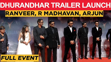 Dhurandhar Trailer Launch Event LIVE | Ranveer Singh, R Madhavan, Arjun Rampal give FUN answers