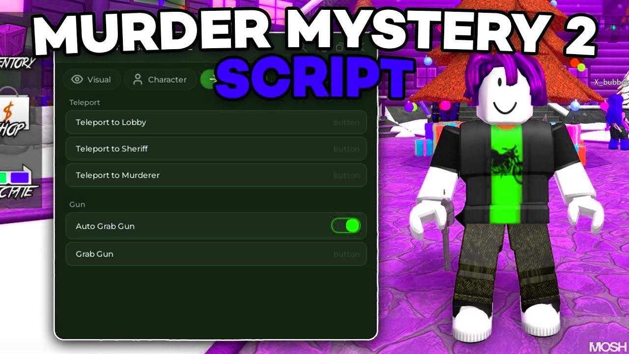 [FREE] Murder Mystery 2 (MM2) Script | Auto Grab Gun, Kill All, Auto Farm, Role ESP ( 2026 VER )