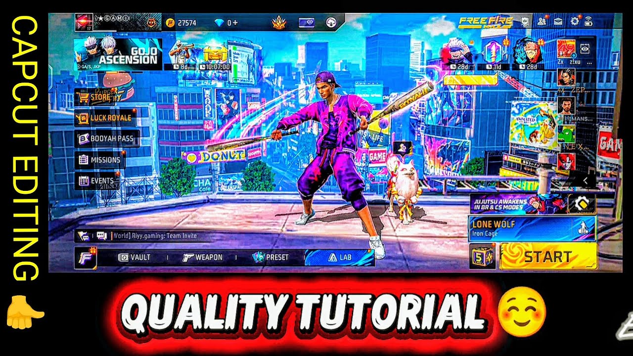 Quality tutorial in free fire 🔥🥳
