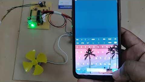Wireless Speed and Direction control of a DC motor using IOT technolog