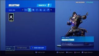 Dragon Stance - new dragon stance emote fortnite battle royale season 8