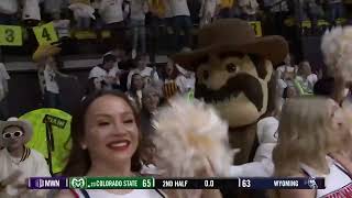 HIGHLIGHTS: Colorado State at Wyoming Men's Basketball 1/27/2024