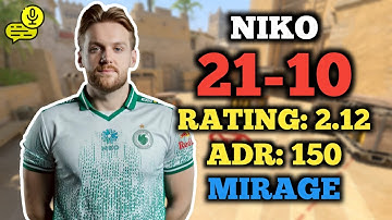 CS2 POV | NIKO (21-10) FACEIT RANKED (MIRAGE) | VOICE COMMS