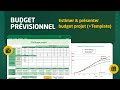 Comment faire un budget prvisionnel  modle