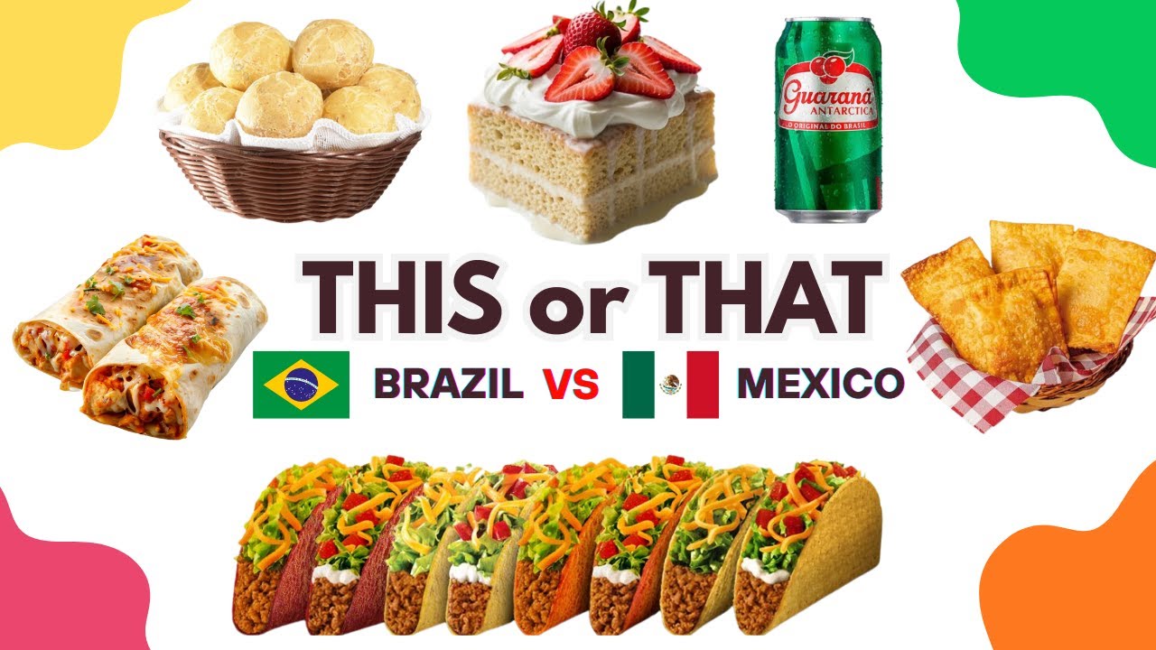 Бразилия против Мексики: решающая кулинарная битва 🌮🌯💥 | Это или то