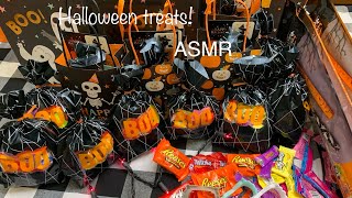 🎃🎃🎃MAKING HALLOWEEN TREAT BAGS [ASMR]🎃🎃🎃