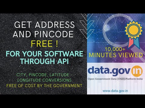Get Address Directory From Government API - data.gov.in