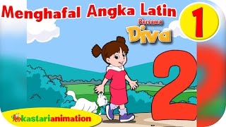 Menghafal Angka Latin HD - Part 1 | Kastari Animation 