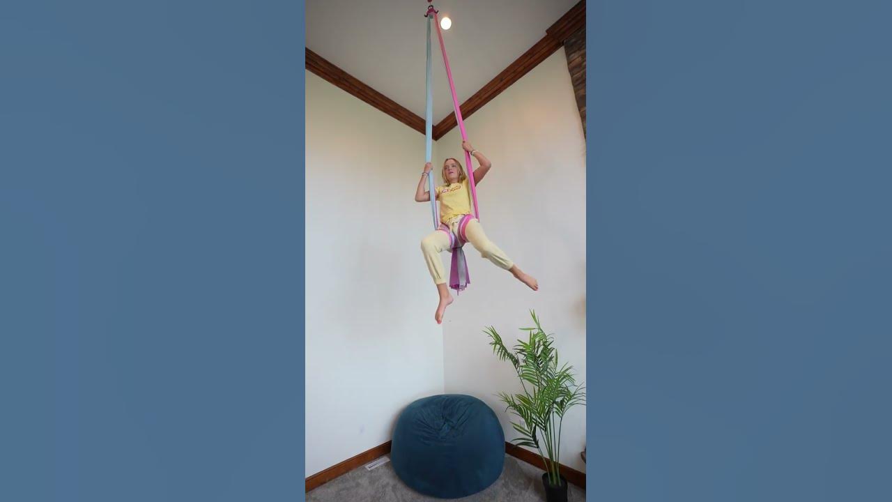 Jazzy Flips on Silks #shorts
