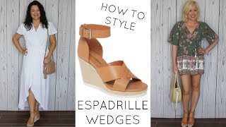 Ways to Style Espadrille Wedges | Must Have Spring Shoes | Spring Outfit Ideas