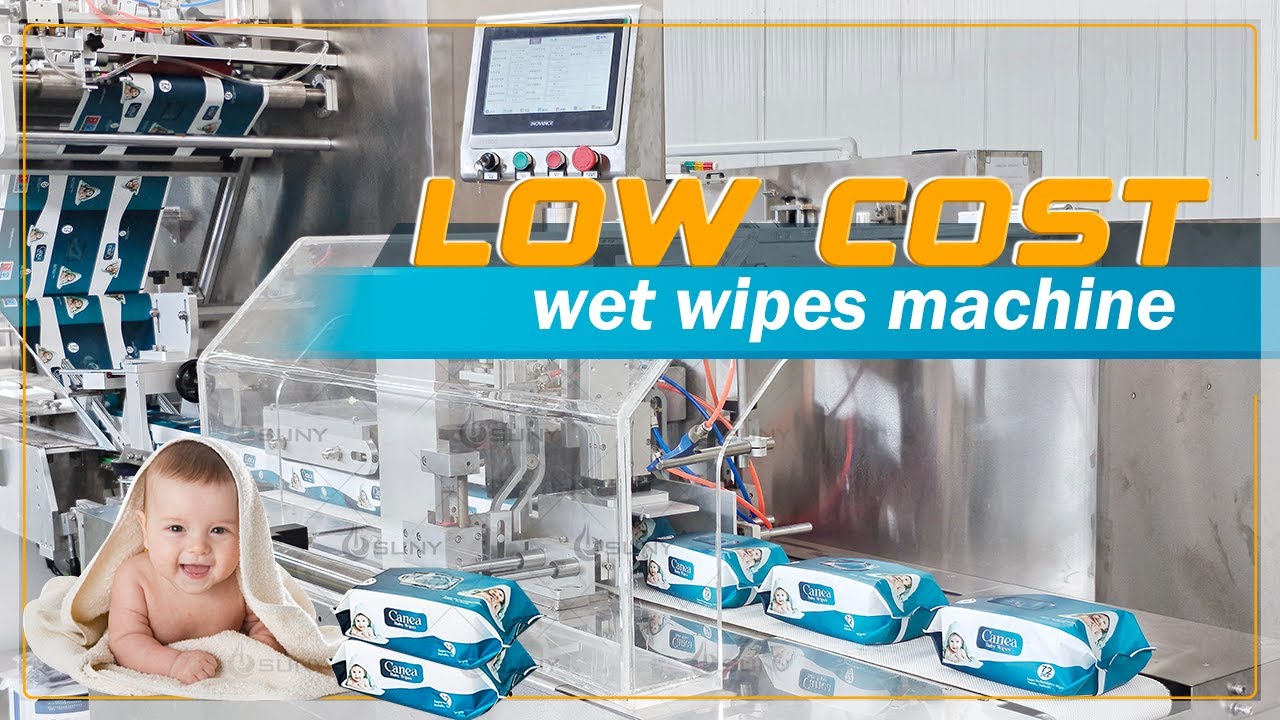 Low-cost baby wet wipes machine production line for soft baby wipes ...