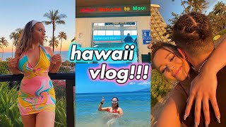 hawaii vlog first vacation together *traveling, swimming, sunsets, good vibes*