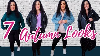 7 AUTUMN LOOKS 🍁 | Plus Size | JennEfinnee