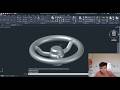AutoCAD 3D Tutorial | Handwheel Mechanical Drawing for Beginners Part 04
