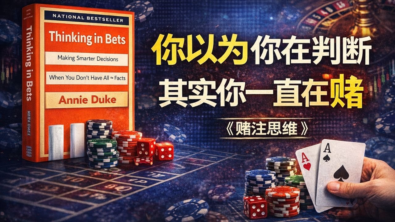 你不是判断错了,而是一直在用错误方式训练自己|《赌注思维》Thinking in Bets - YouTube