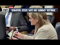 Senator: Jesus Hates Early Voters!