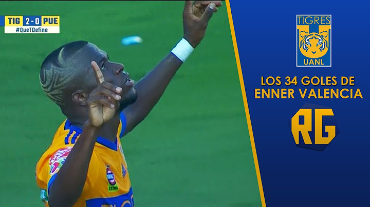 LOS 34 GOLES DE ENNER VALENCIA CON TIGRES