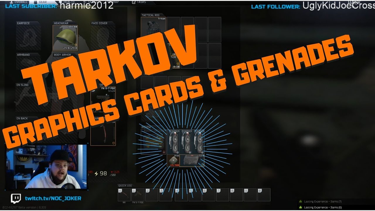 EFT Graphics cards and grenades YouTube