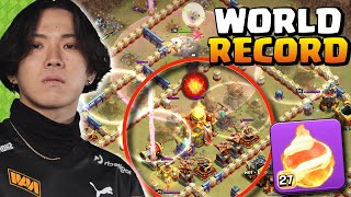 Klaus NEW RECORD Fireball Value Hits 16 Buildings at ONCE (Clash of Clans)