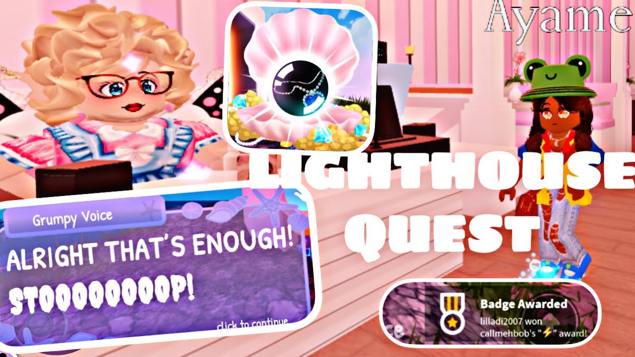 Royale high lighthouse quest! LegallyPink tutorial YouTube