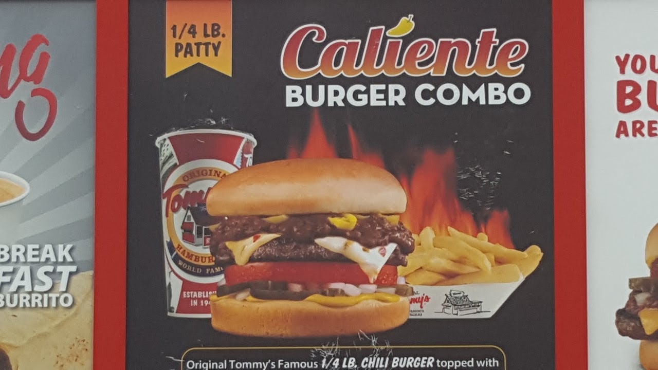Original tommy s caliente burger review carbs youtube