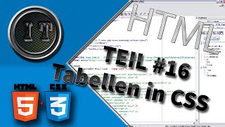 HTML & CSS | Tabellen in CSS bearbeiten #16 by Ice-Tutorials [HD] [GER]