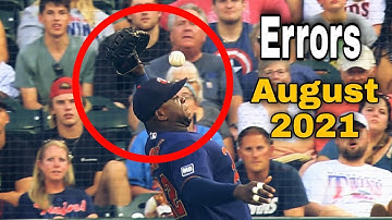 MLB | Worst Errors 2021 of August