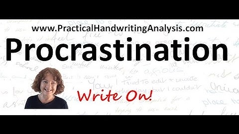 How to identify Procrastination - Personality from Handwriting Signature (Graphology)