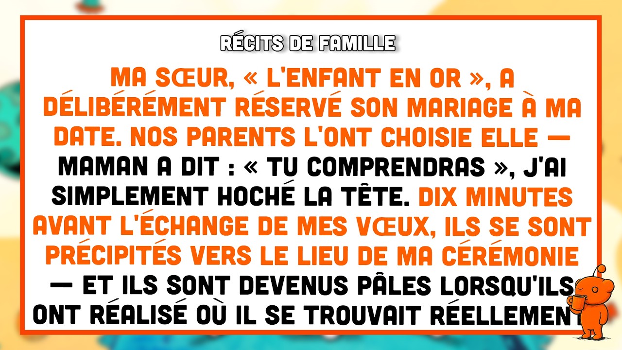 "Dix-neuf heures quinze, réanimation pédiatrique, je préparais une dose de morphine quand mon téléphone a vibré sans relâche. Quarante-sept messages non lus dans le groupe familial. Ma sœur...